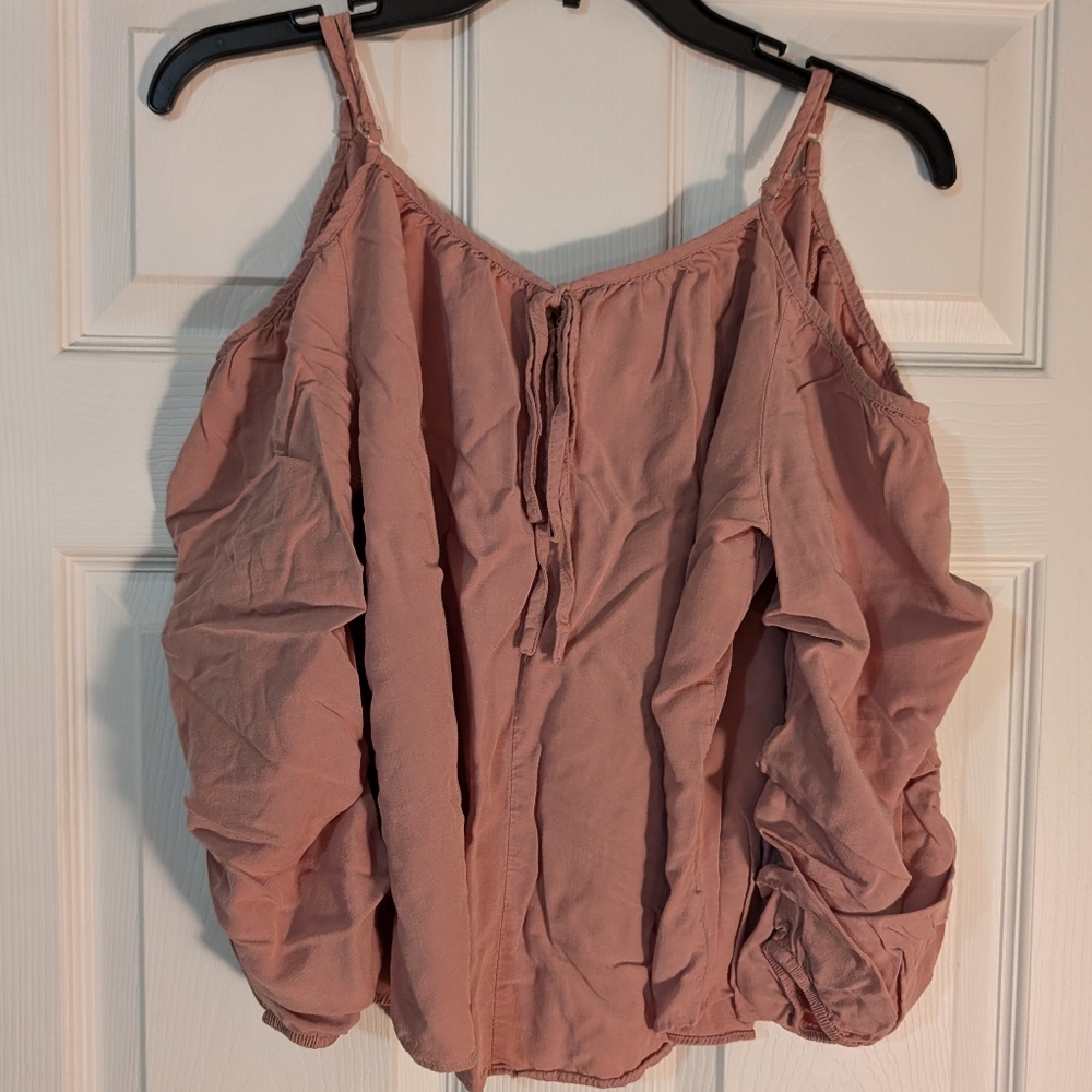 Wrangler Cold Shoulder Blouse Size M